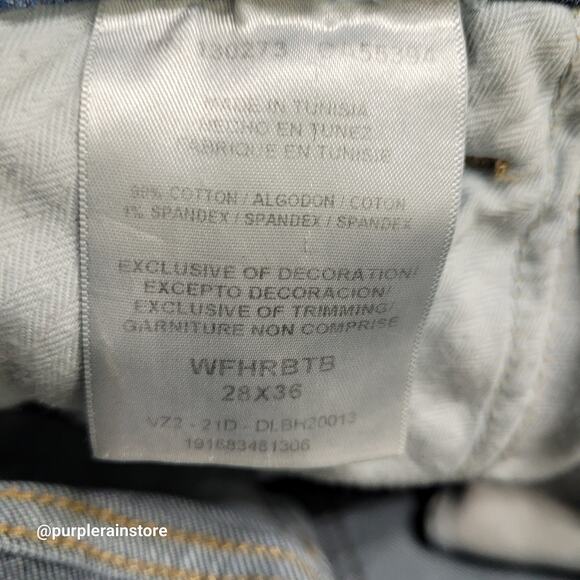 Vtg Wrangler Jeans 28x36 Westward Bootcut High Rise Medium Dark Wash Denim Y2K - Picture 5 of 11